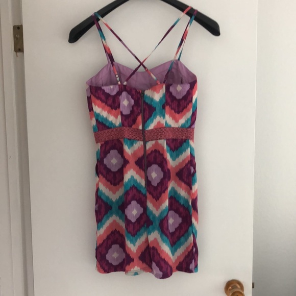 Adorable mini dress. Native pattern with spaghetti straps and front pockets! - Picture 11 of 13